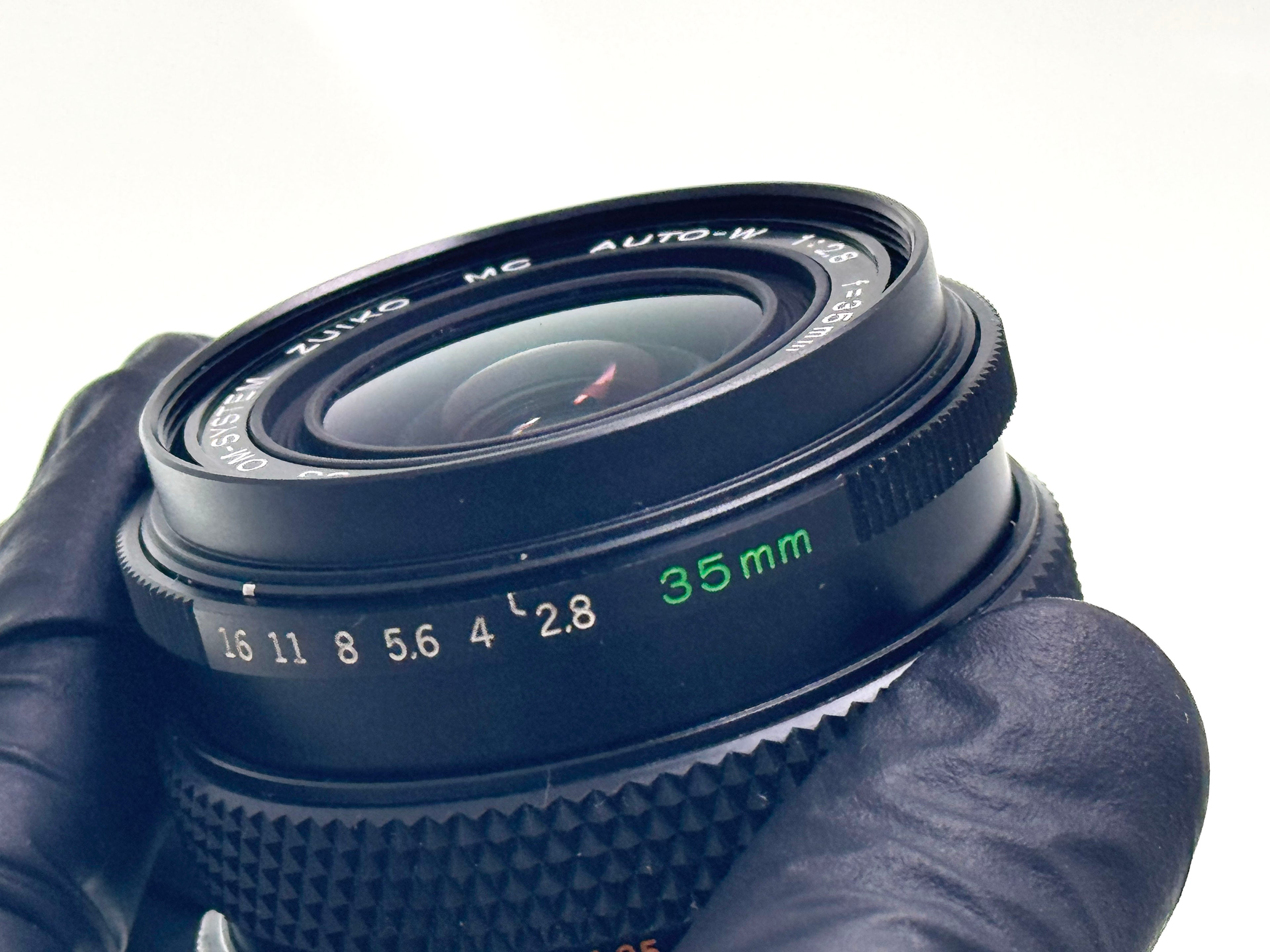 Vintage Olympus Zuiko MC Auto-W 35mm F2.8 Lens (Vg)