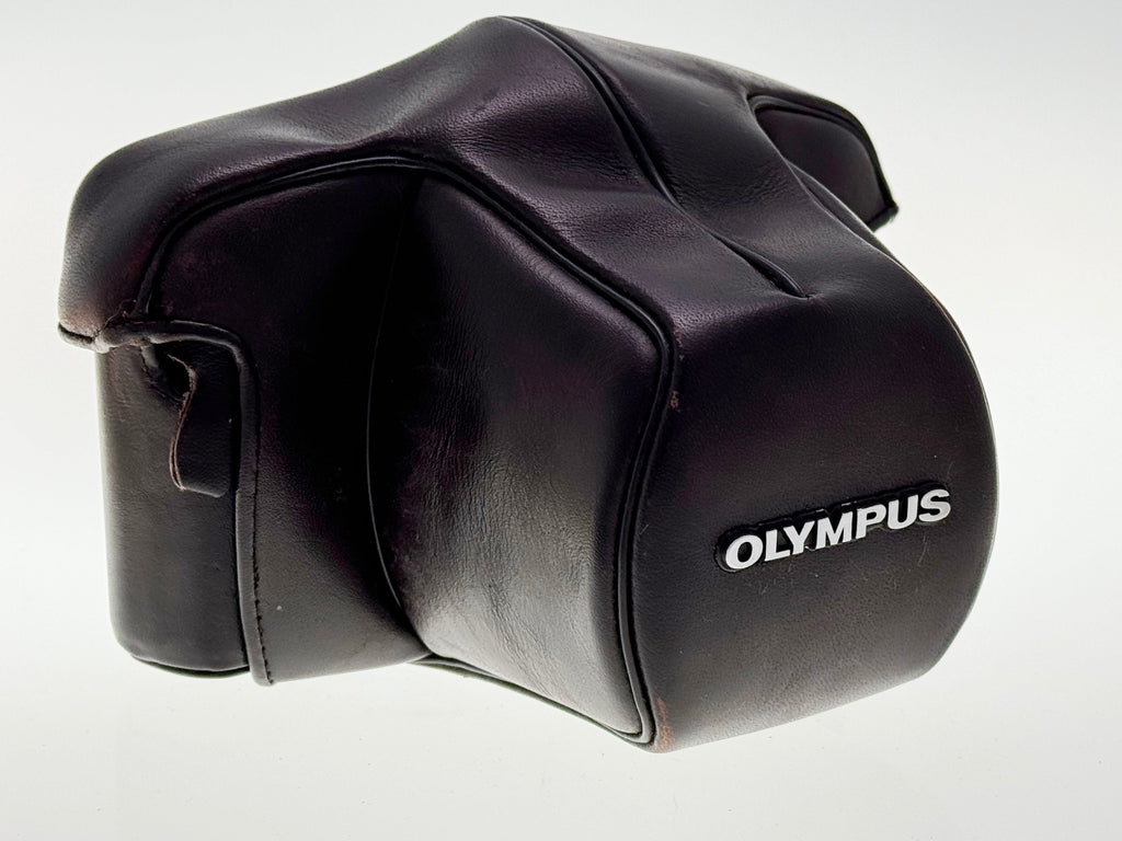 Vintage Olympus Dark Brown Ever-Ready Case fits OM-1 OM-2 (Gd)