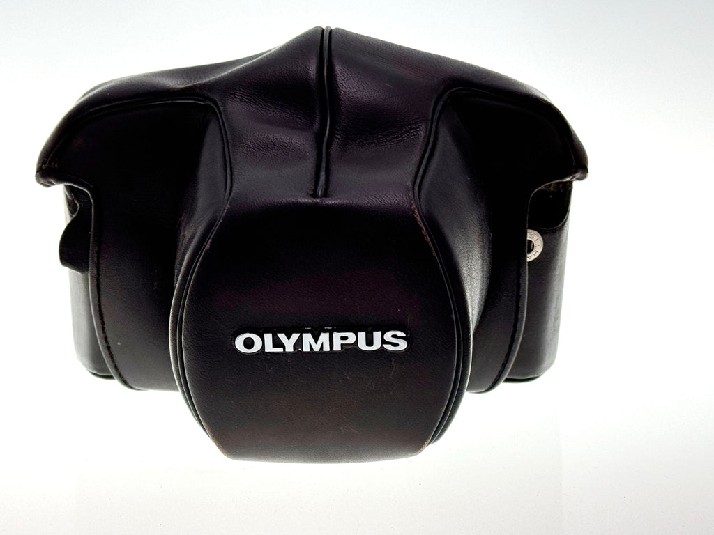 Vintage Olympus Dark Brown Ever-Ready Case fits OM-1 OM-2 (Gd)