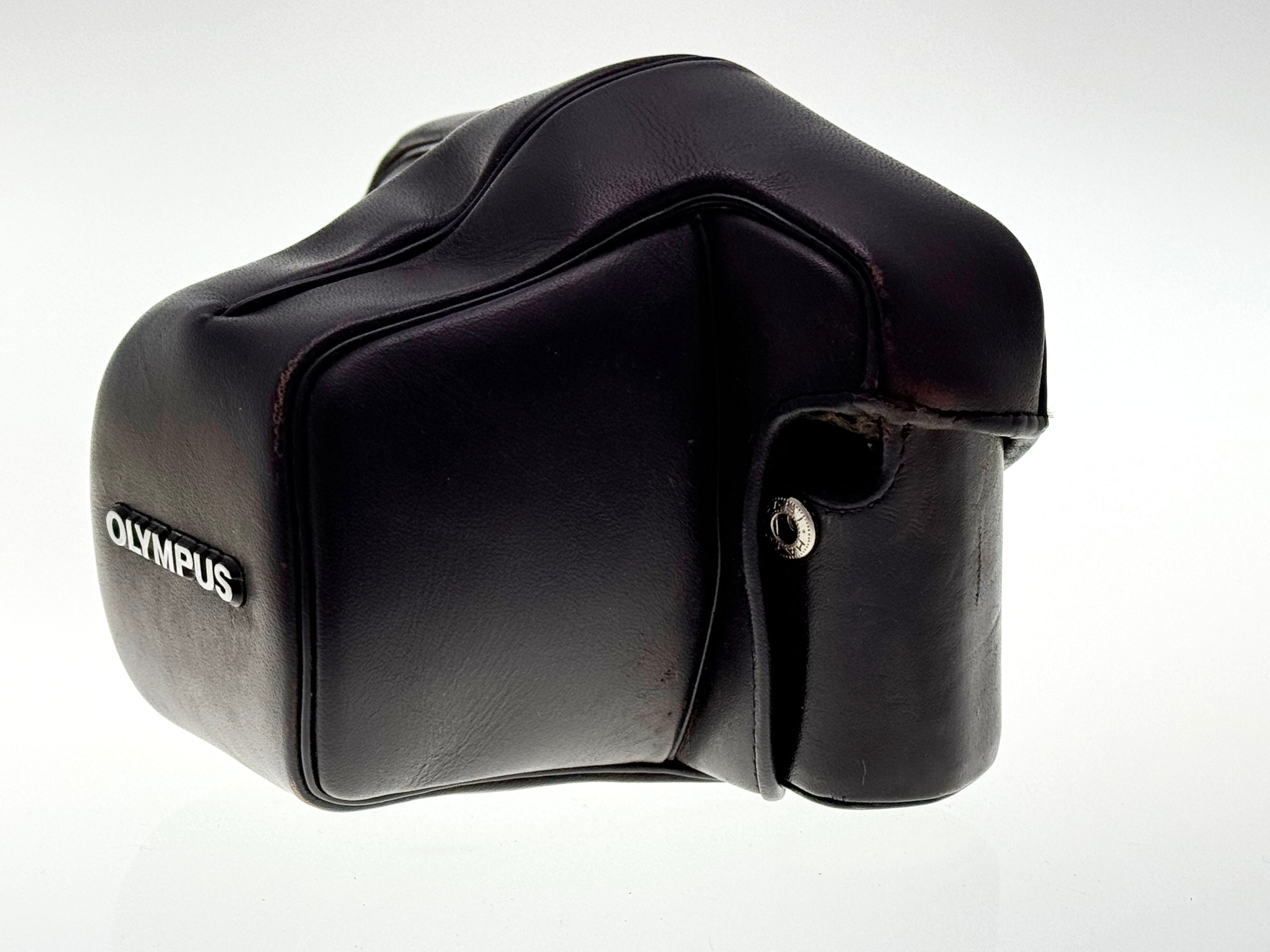 Vintage Olympus Dark Brown Ever-Ready Case fits OM-1 OM-2 (Gd)