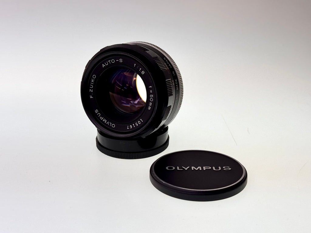 Vintage Olympus FTL 50mm f/1.8 F.Zuiko Auto-S Prime Lens (Gd)