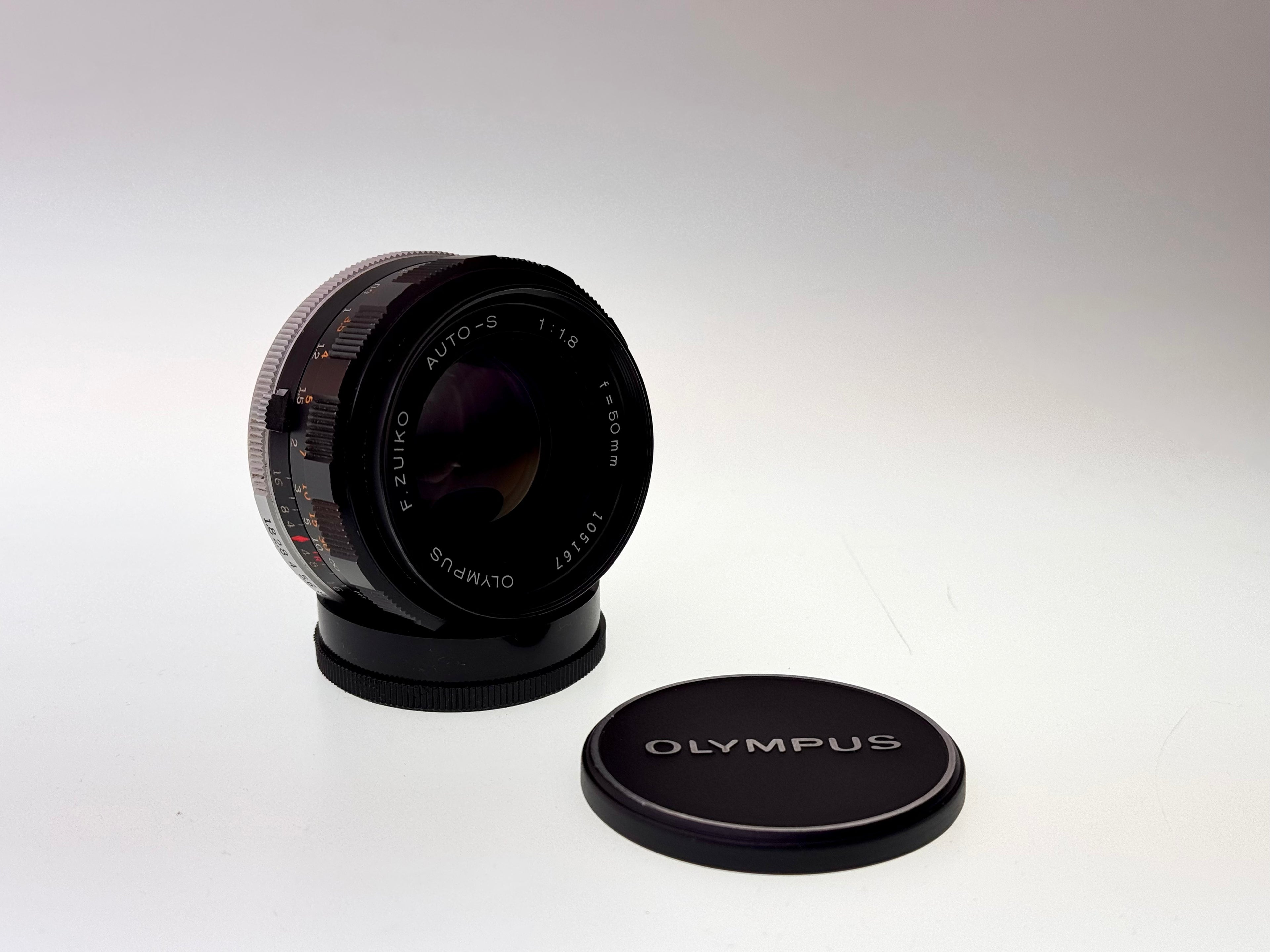 Vintage Olympus FTL 50mm f/1.8 F.Zuiko Auto-S Prime Lens (Gd)