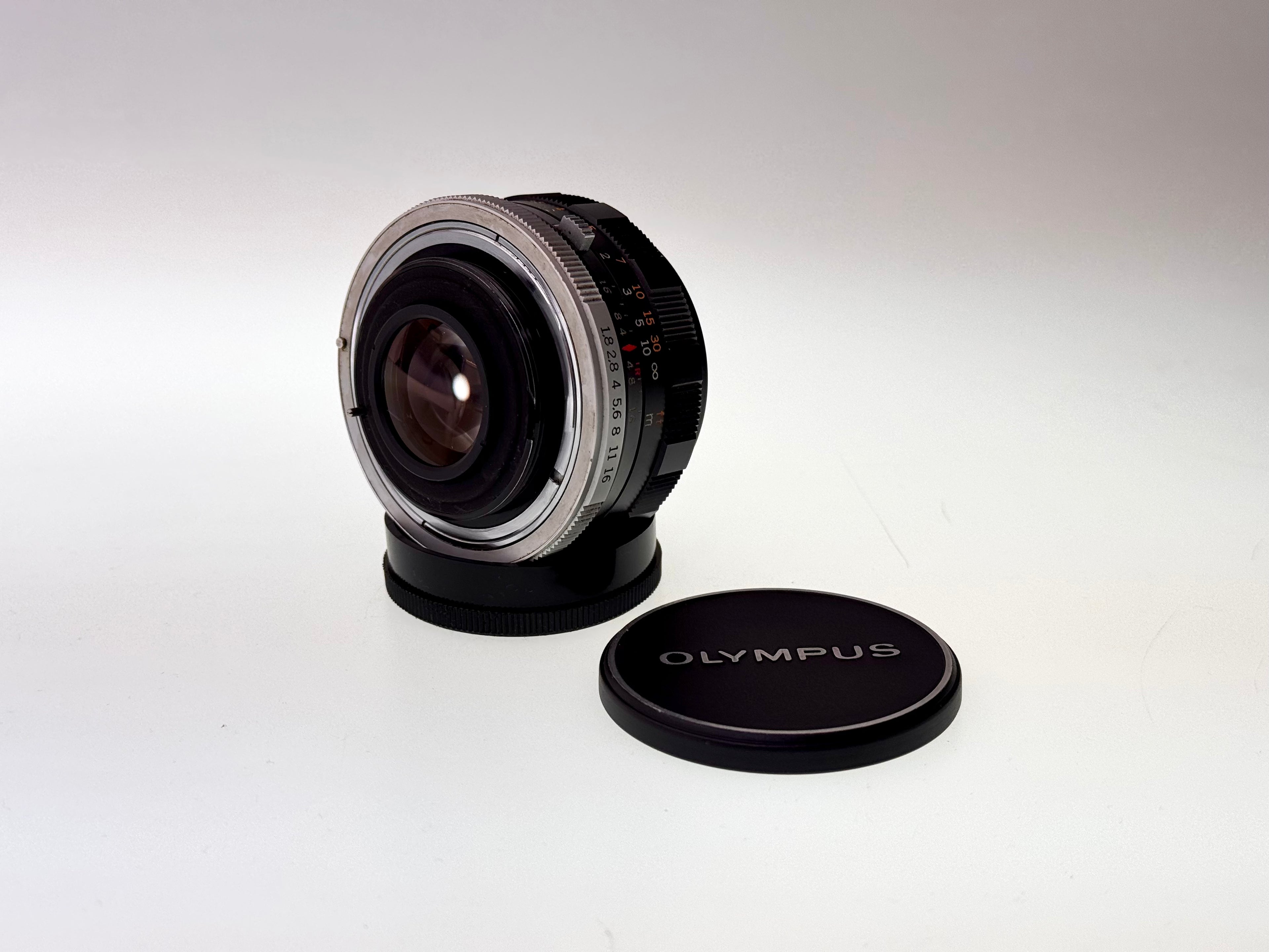 Vintage Olympus FTL 50mm f/1.8 F.Zuiko Auto-S Prime Lens (Gd)