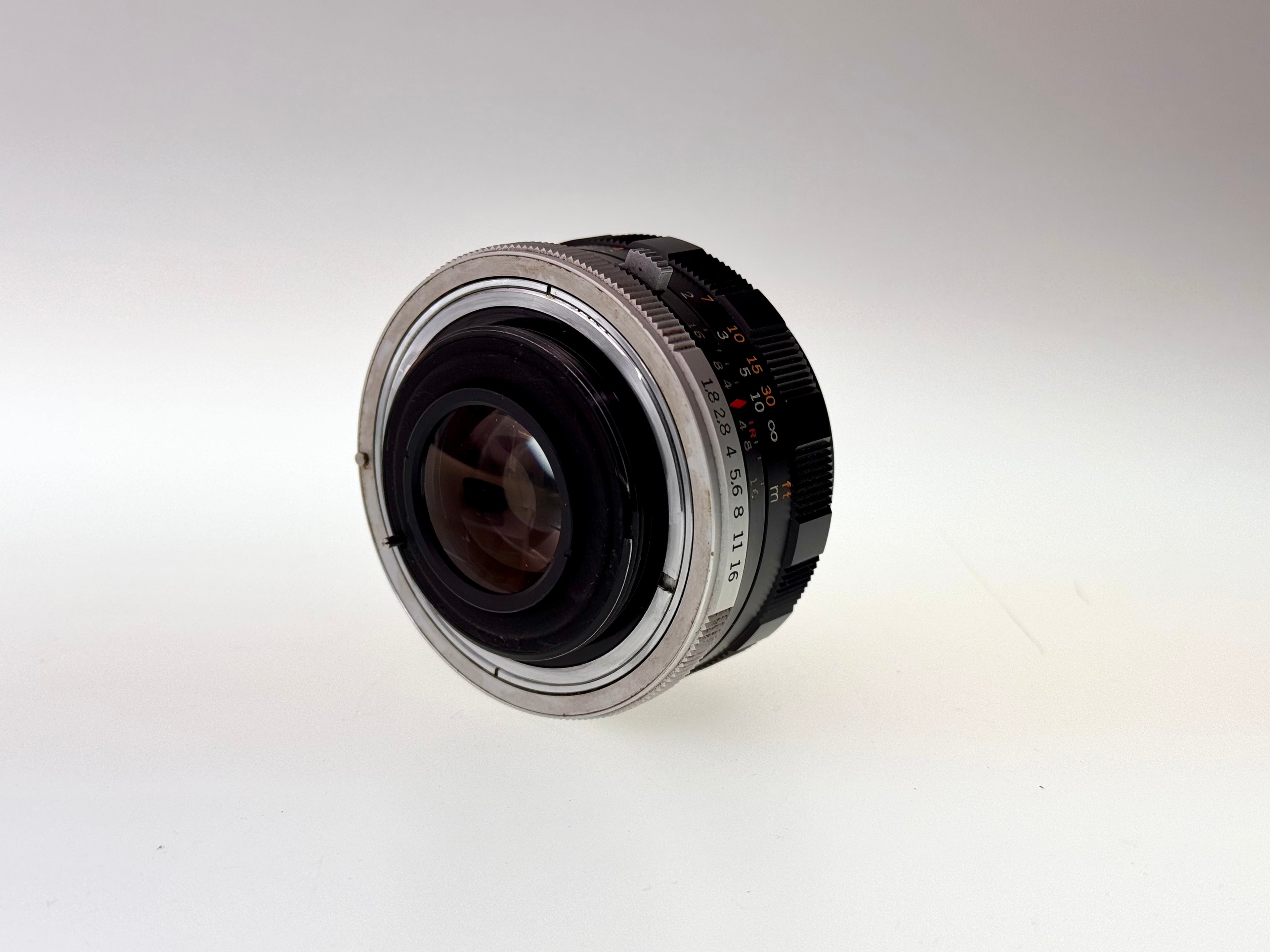 Vintage Olympus FTL 50mm f/1.8 F.Zuiko Auto-S Prime Lens (Gd)
