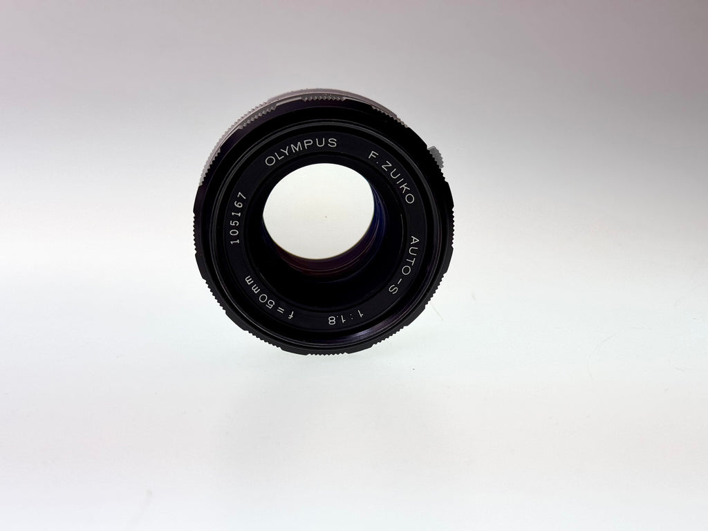 Vintage Olympus FTL 50mm f/1.8 F.Zuiko Auto-S Prime Lens (Gd)