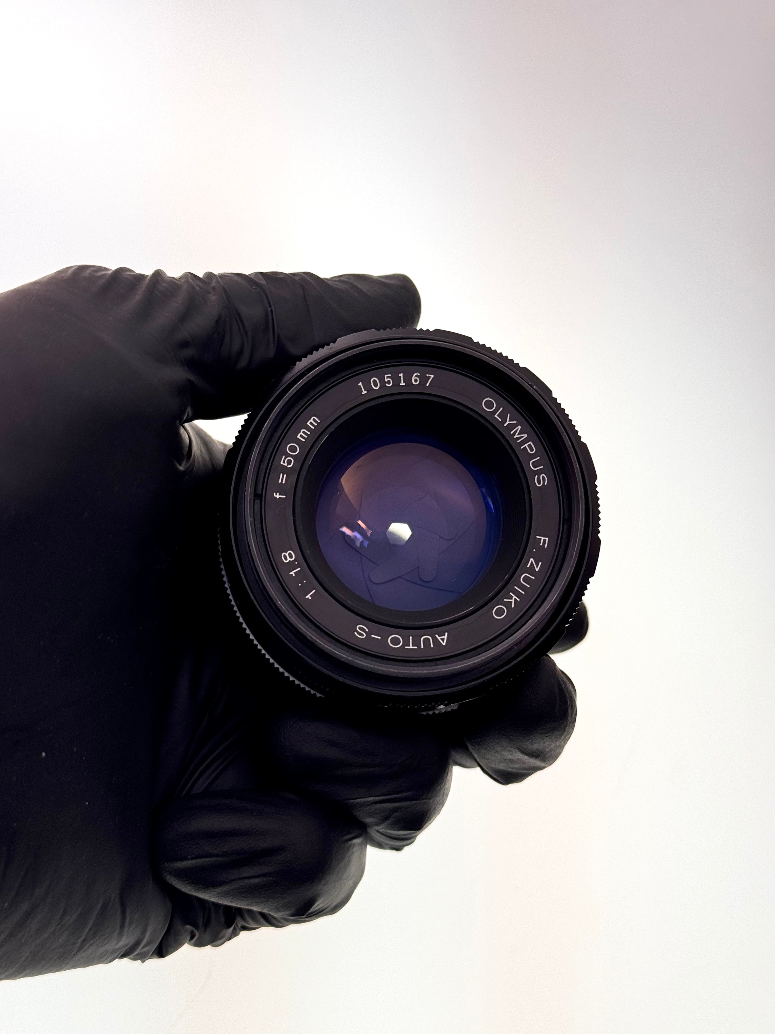 Vintage Olympus FTL 50mm f/1.8 F.Zuiko Auto-S Prime Lens (Gd)