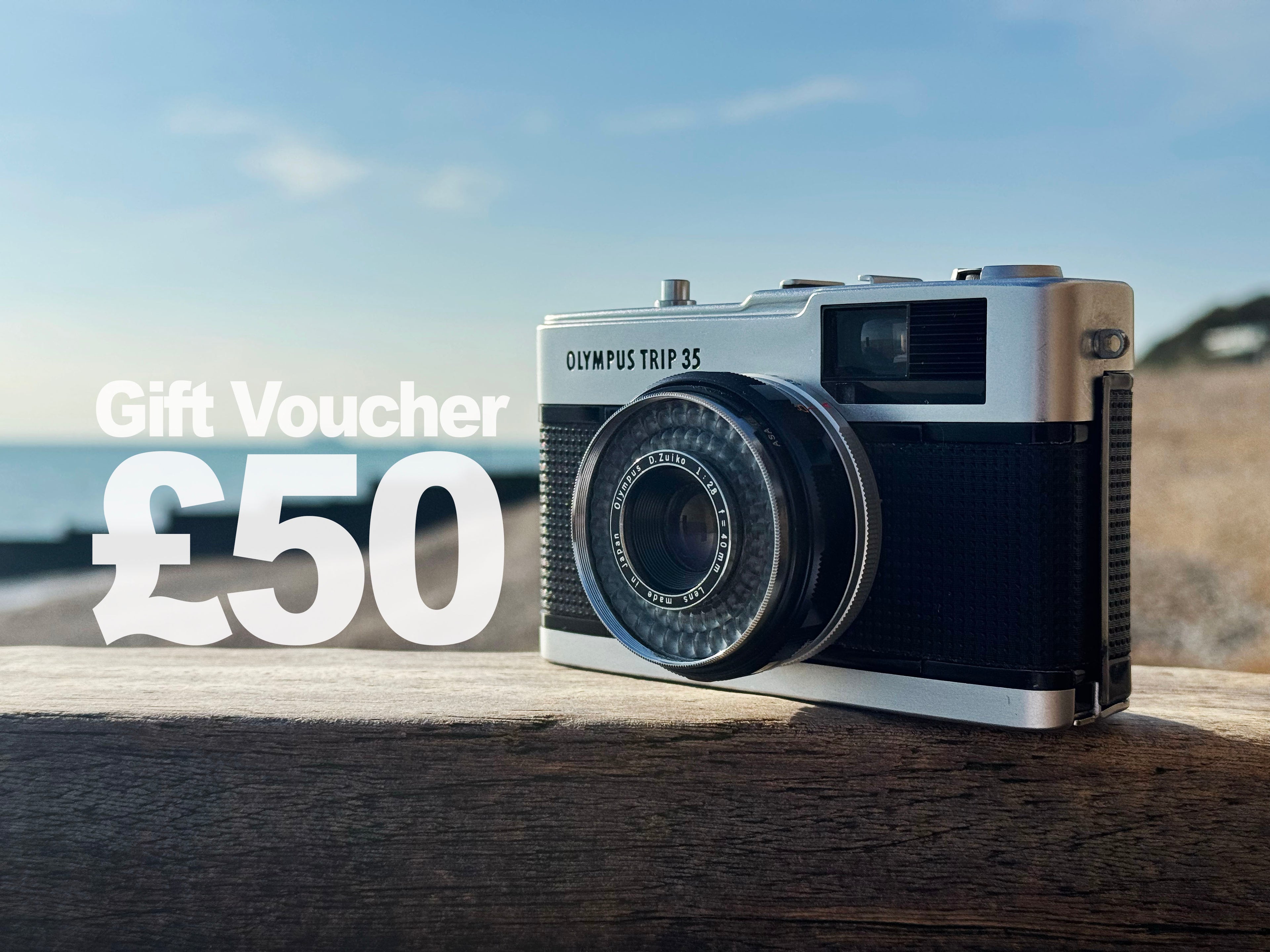 Vintage Olympus Film Photography Gift Card