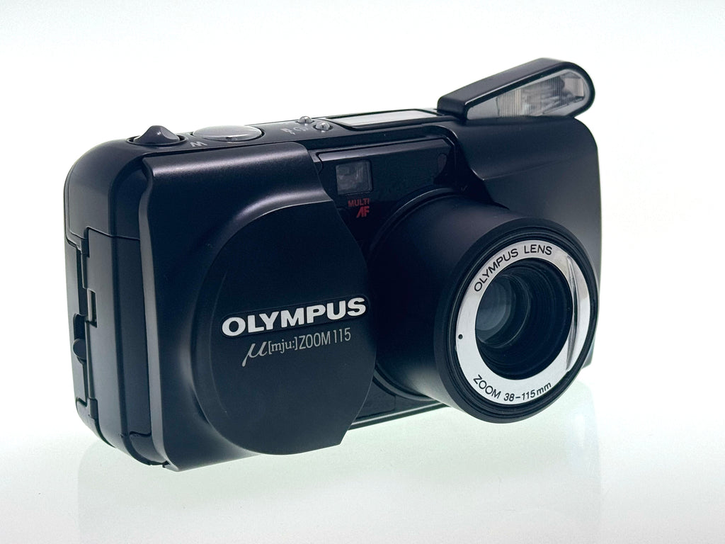 Vintage Olympus Mju Zoom 115  compact camera with 38-115mm lens (Gd)