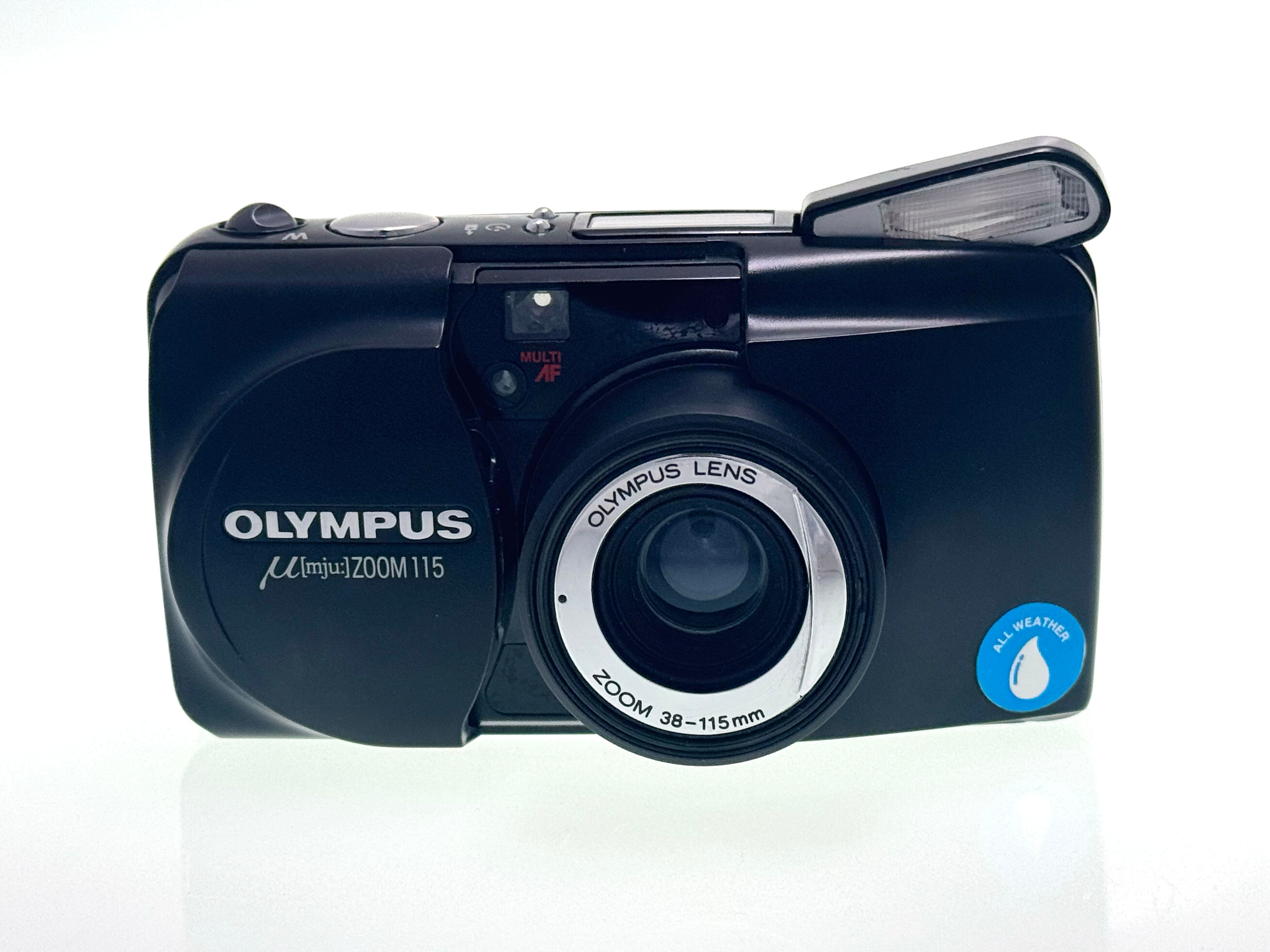 Vintage Olympus Mju Zoom 115 compact camera with 38-115mm lens (Gd)