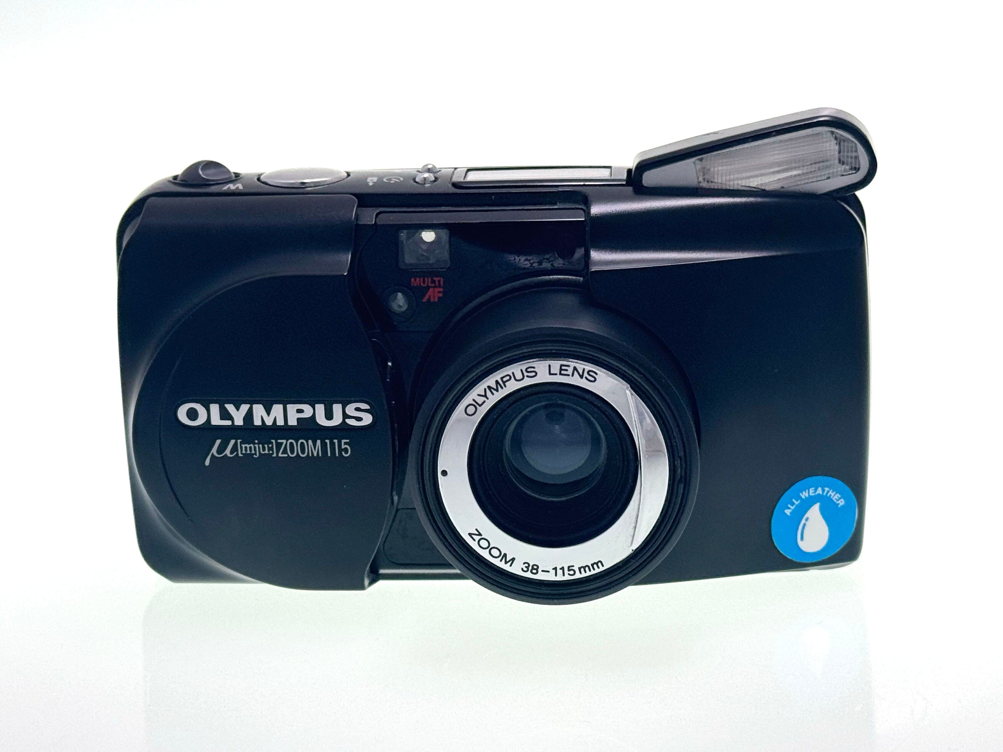 Vintage Olympus Mju Zoom 115  compact camera with 38-115mm lens (Gd)