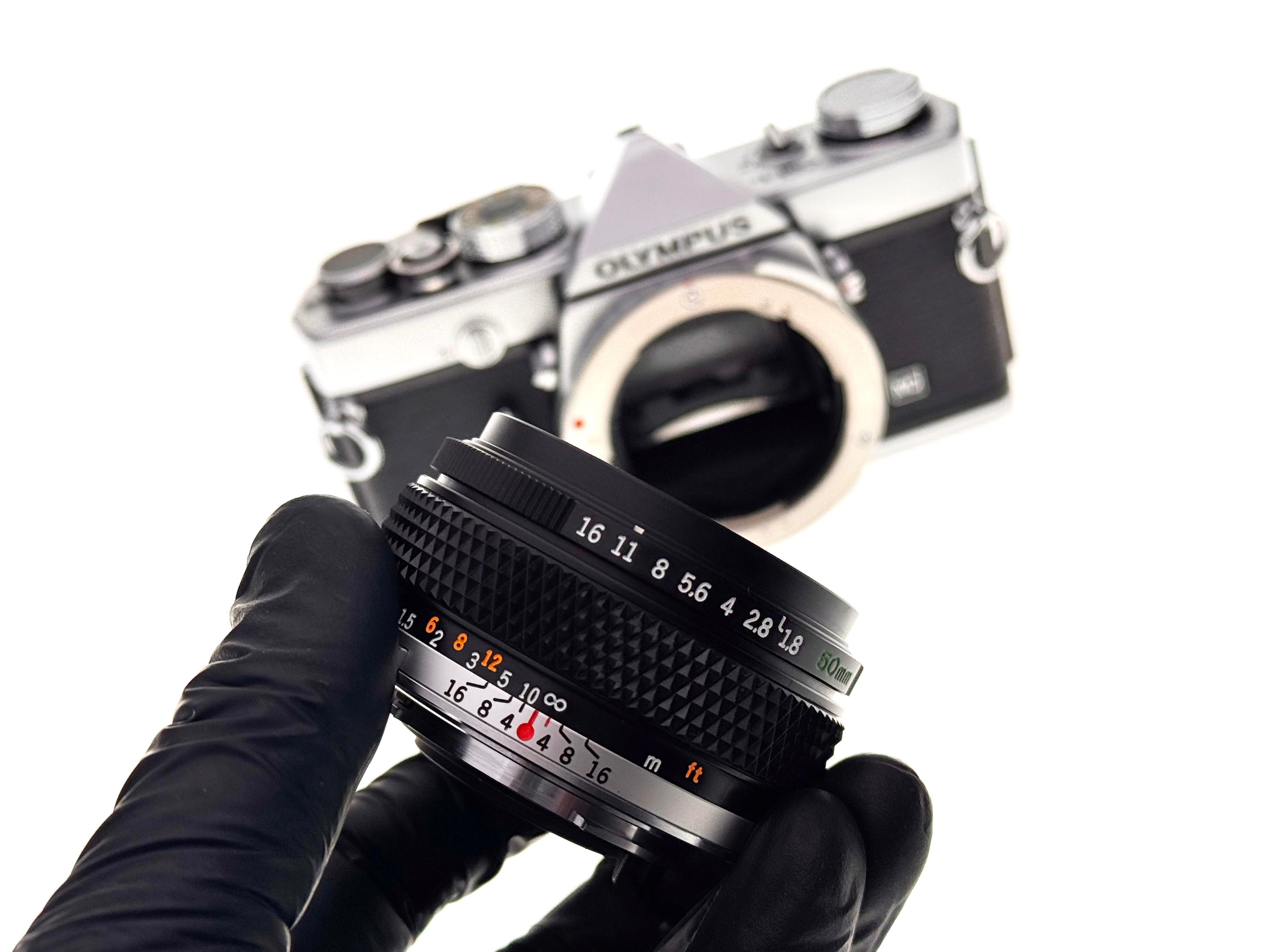 Vintage Olympus OM-1n with 50mm Zuiko F1.8 Lens - Collector Worthy Condition (Exc)