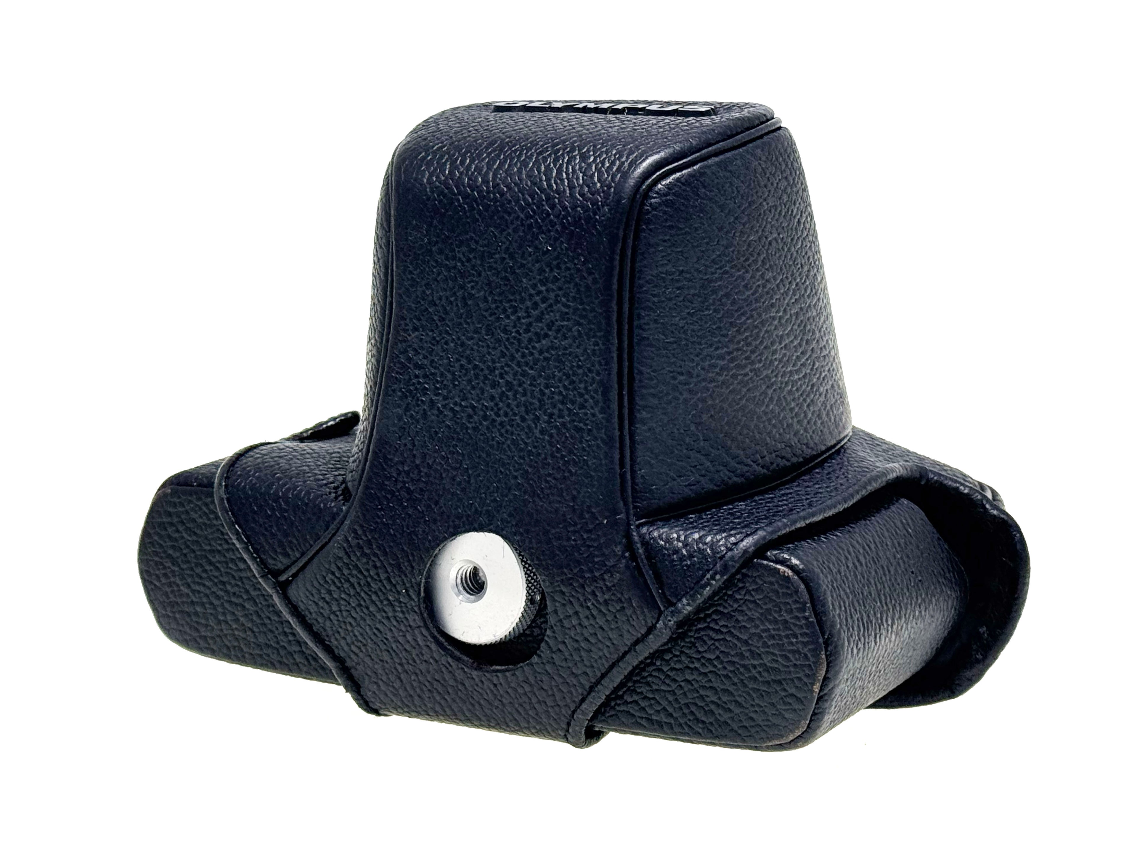 Vintage Olympus Hard Leather 1/2 Case. For OM-1 & OM-2 (Exc)