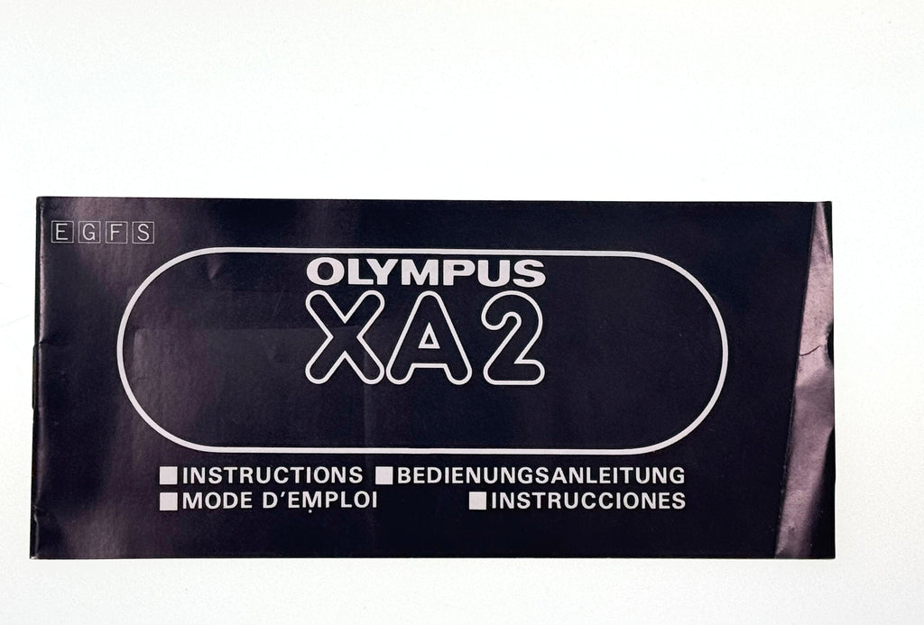 Vintage Olympus XA2 Instruction Manual (Gd)