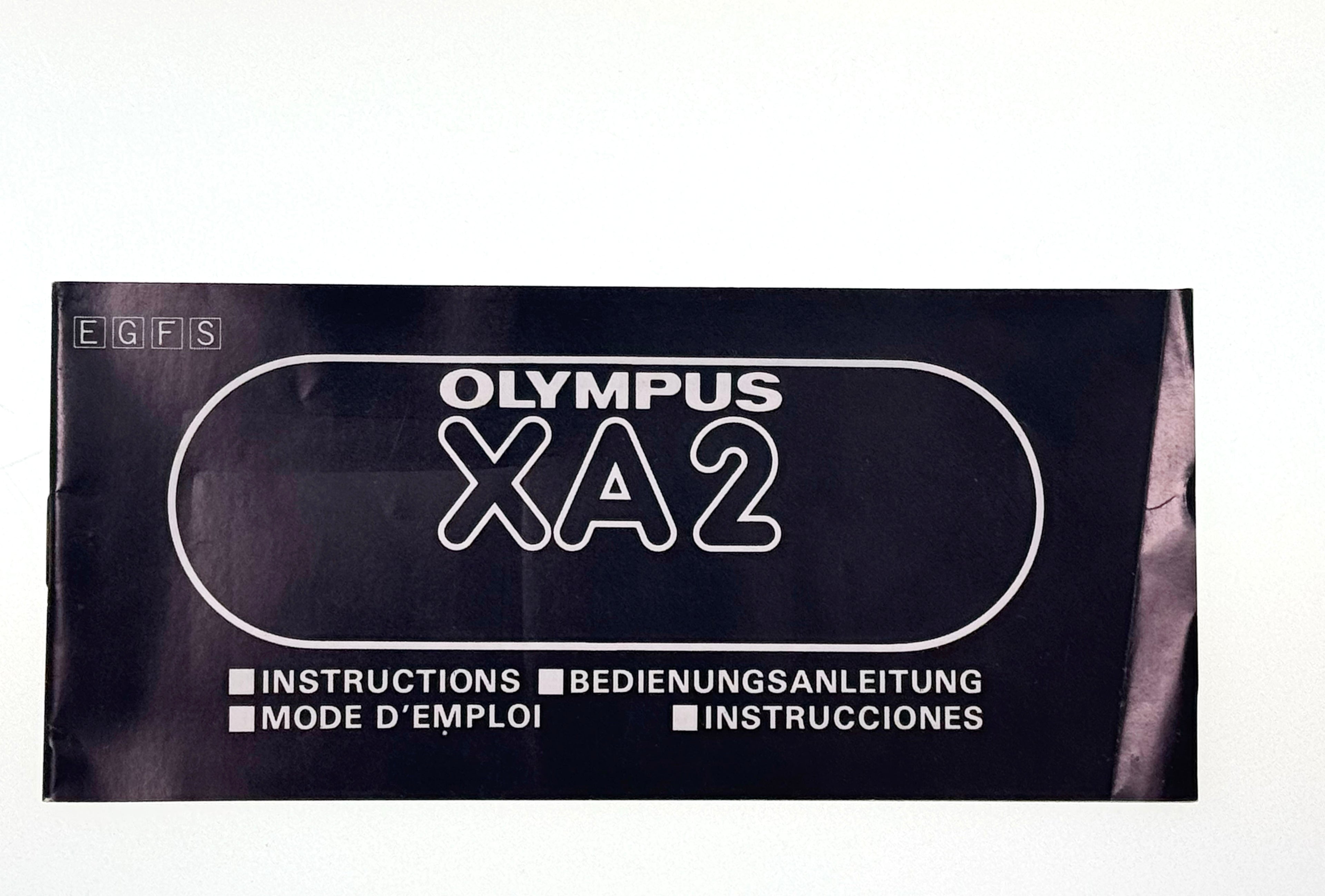 Vintage Olympus XA2 Instruction Manual (Gd)