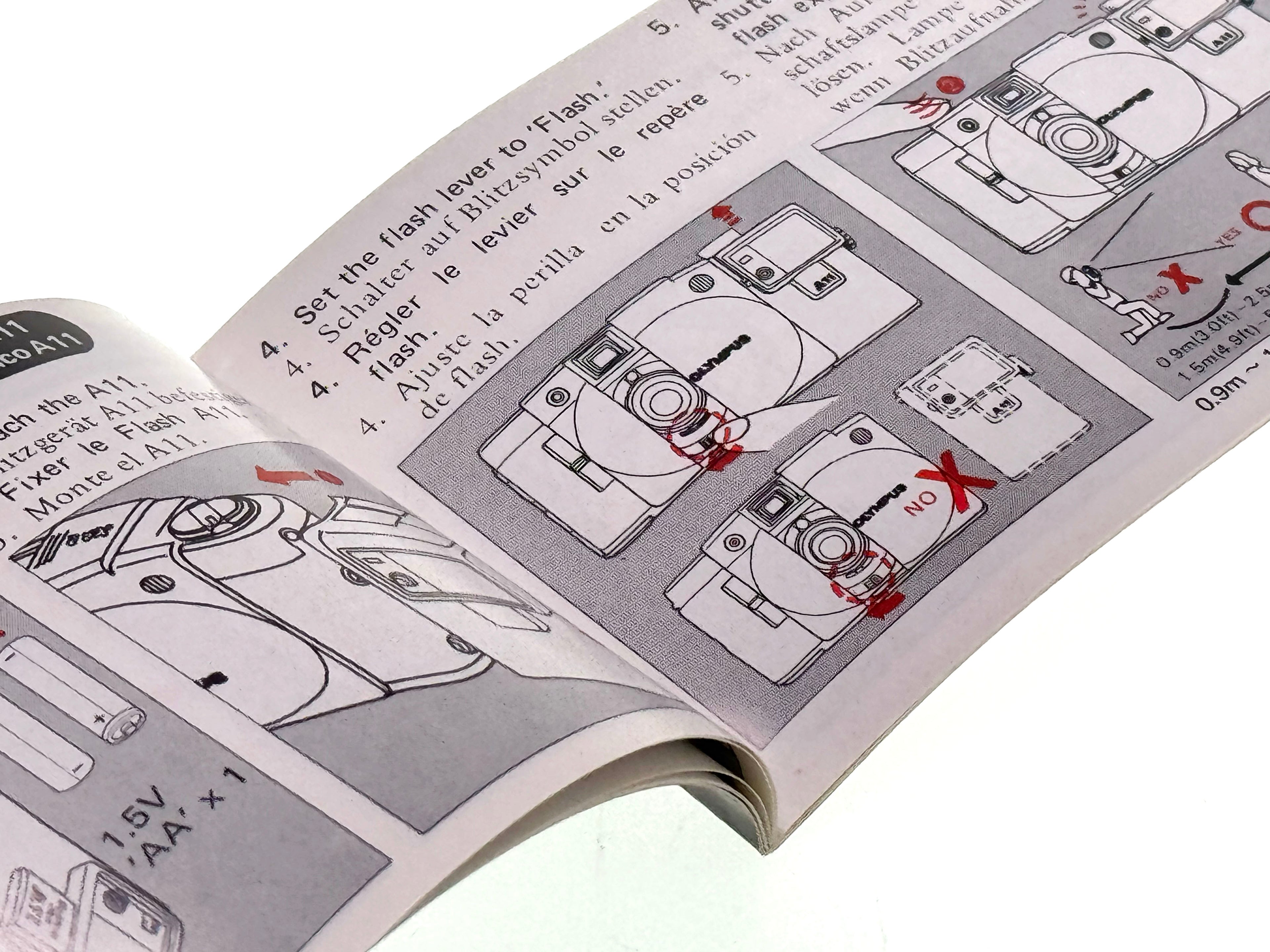 Vintage Olympus XA2 Instruction Manual (Gd)