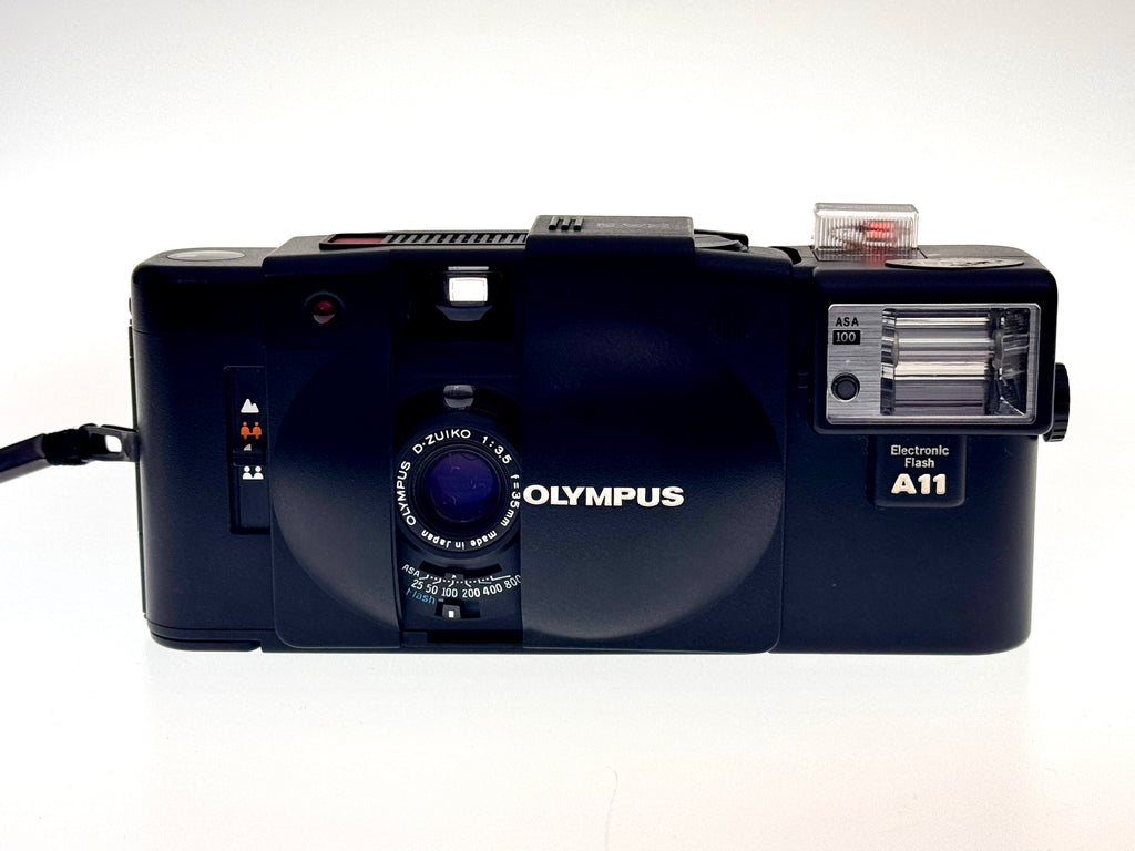 Vintage Olympus XA2 Kit with A11 Flash in stunning condition (Exc)