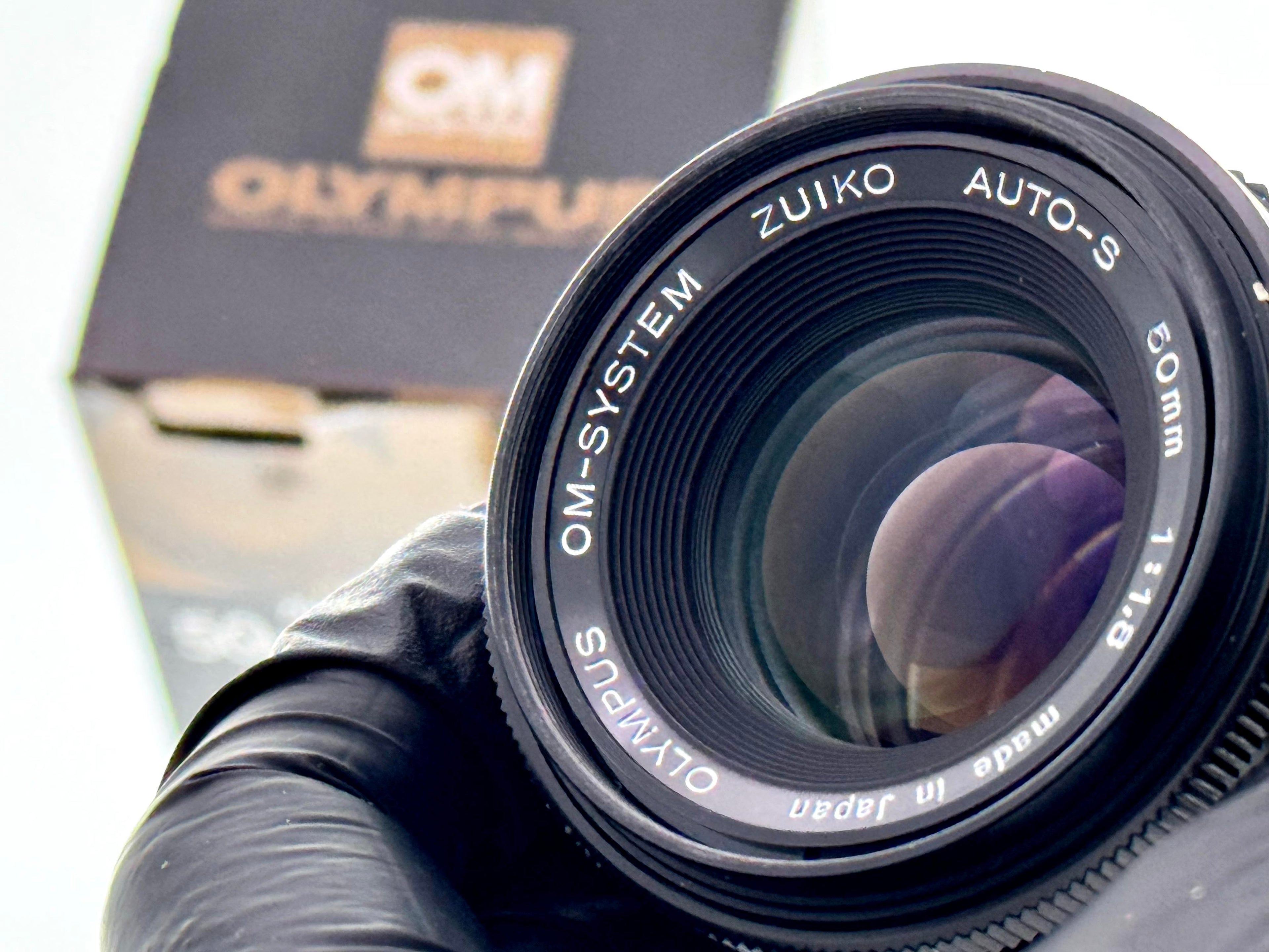 Vintage Olympus Zuiko 50mm F1.8 MC Auto-S Lens (Exc)