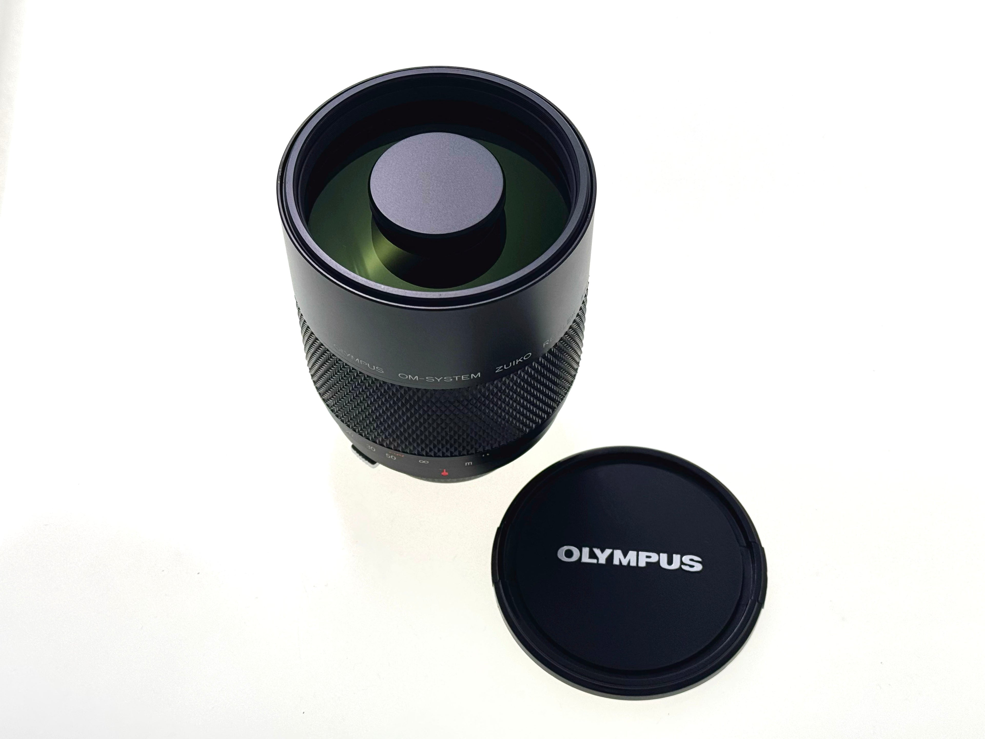 Vintage Olympus Zuiko 500mm f/8 Reflex lens (Vg)