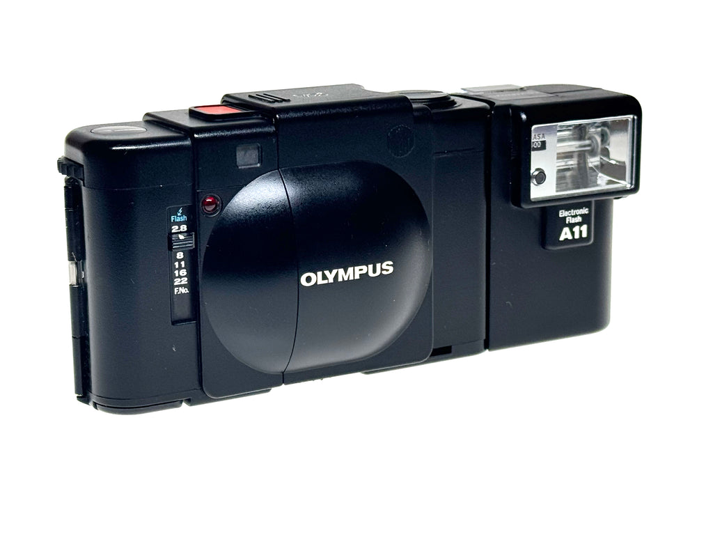 Vintage Olympus XA Rangefinder with A11 Flash (Vg)