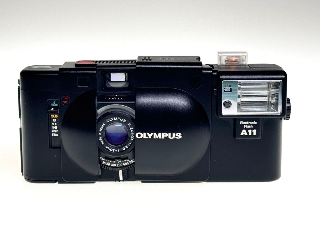Vintage Olympus XA Rangefinder with A11 Flash (Vg)