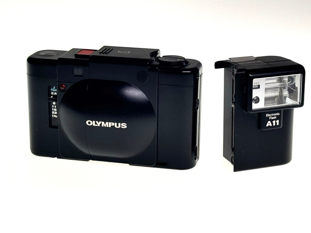 Vintage Olympus XA Rangefinder with A11 Flash (Vg)