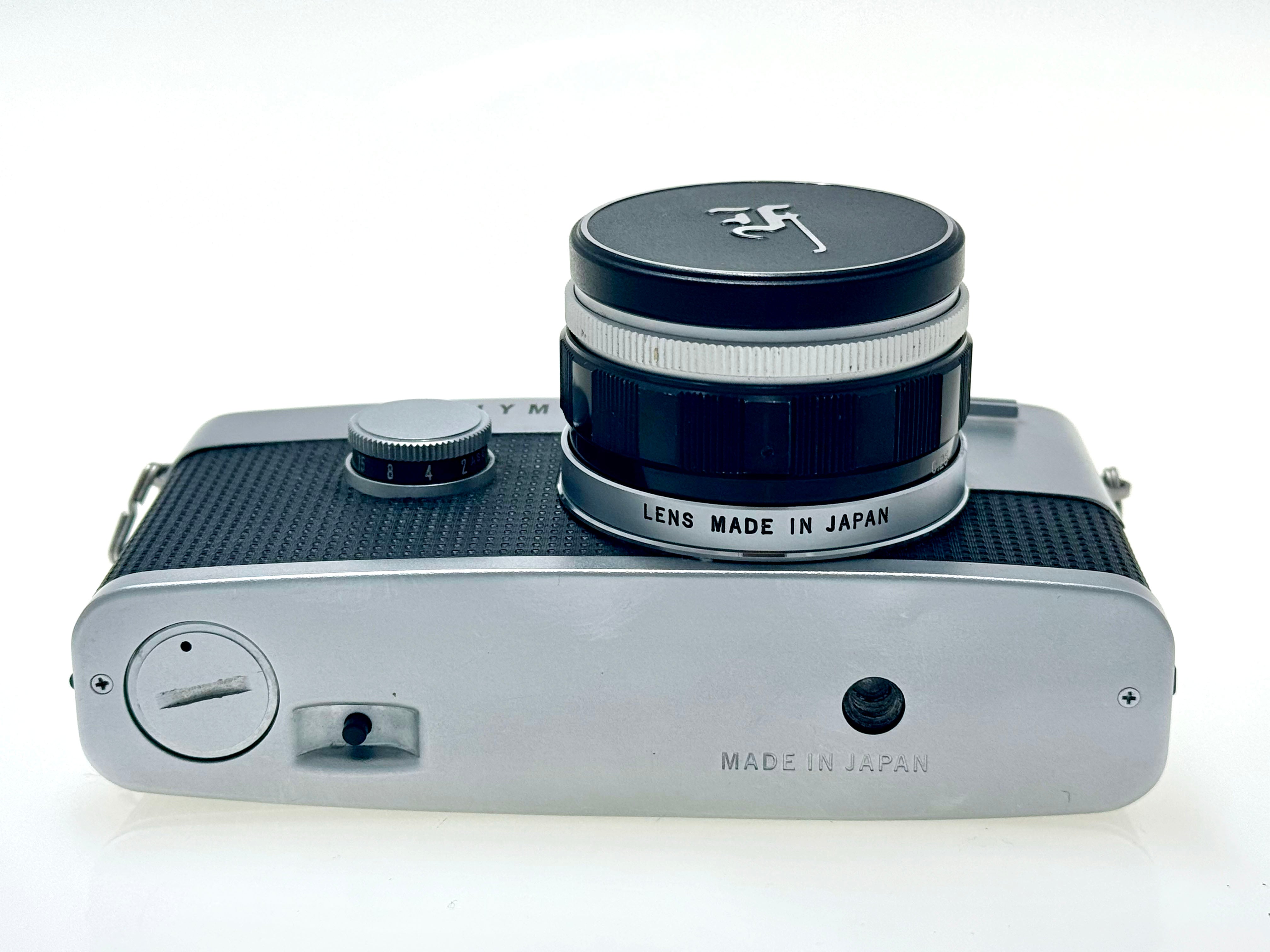 Vintage Chrome Olympus Pen FT Half-Frame Film Camera (Exc) with