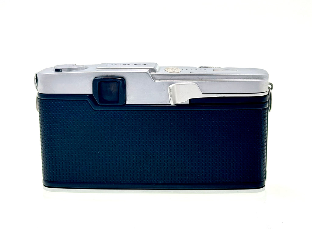 Vintage Chrome Olympus Pen FT Half-Frame Film Camera (Exc) with Zuiko 25mm F4 Lens (Exc)