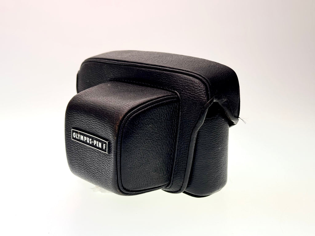 Vintage Olympus Genuine leather Case for Pen FT 35mm camera. (Gd)