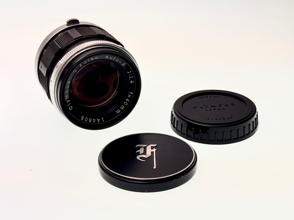 Vintage Olympus G.Zuiko Auto-S 40mm f/1.4 (Pen F Mount) - Ultra-Fast Classic