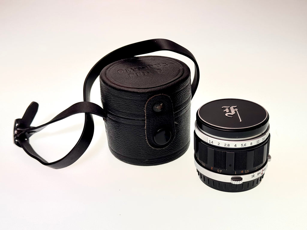 Vintage Olympus G.Zuiko Auto-S 40mm f/1.4 (Pen F Mount) - Ultra-Fast Classic