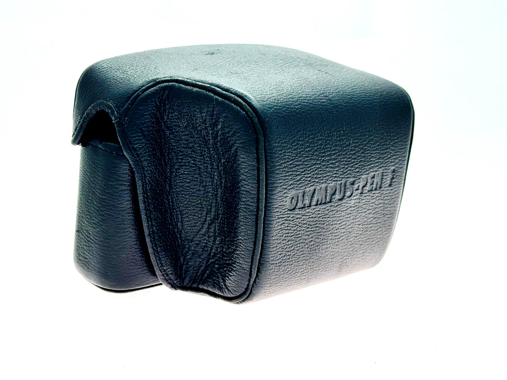 Vintage Olympus Genuine leather Case for Pen F 35mm camera. (Vg)