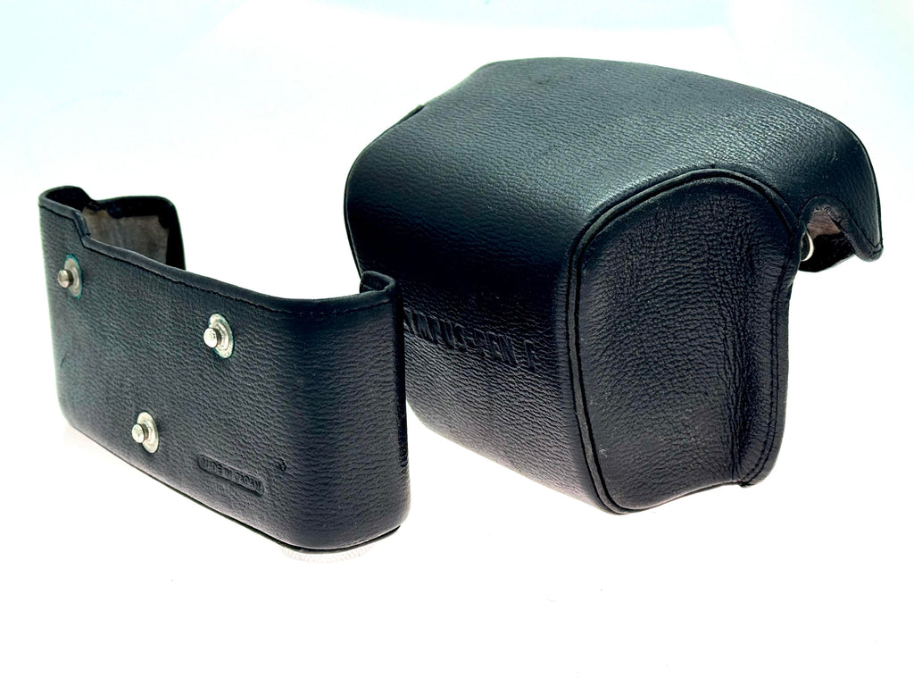 Vintage Olympus Genuine leather Case for Pen F 35mm camera. (Vg)