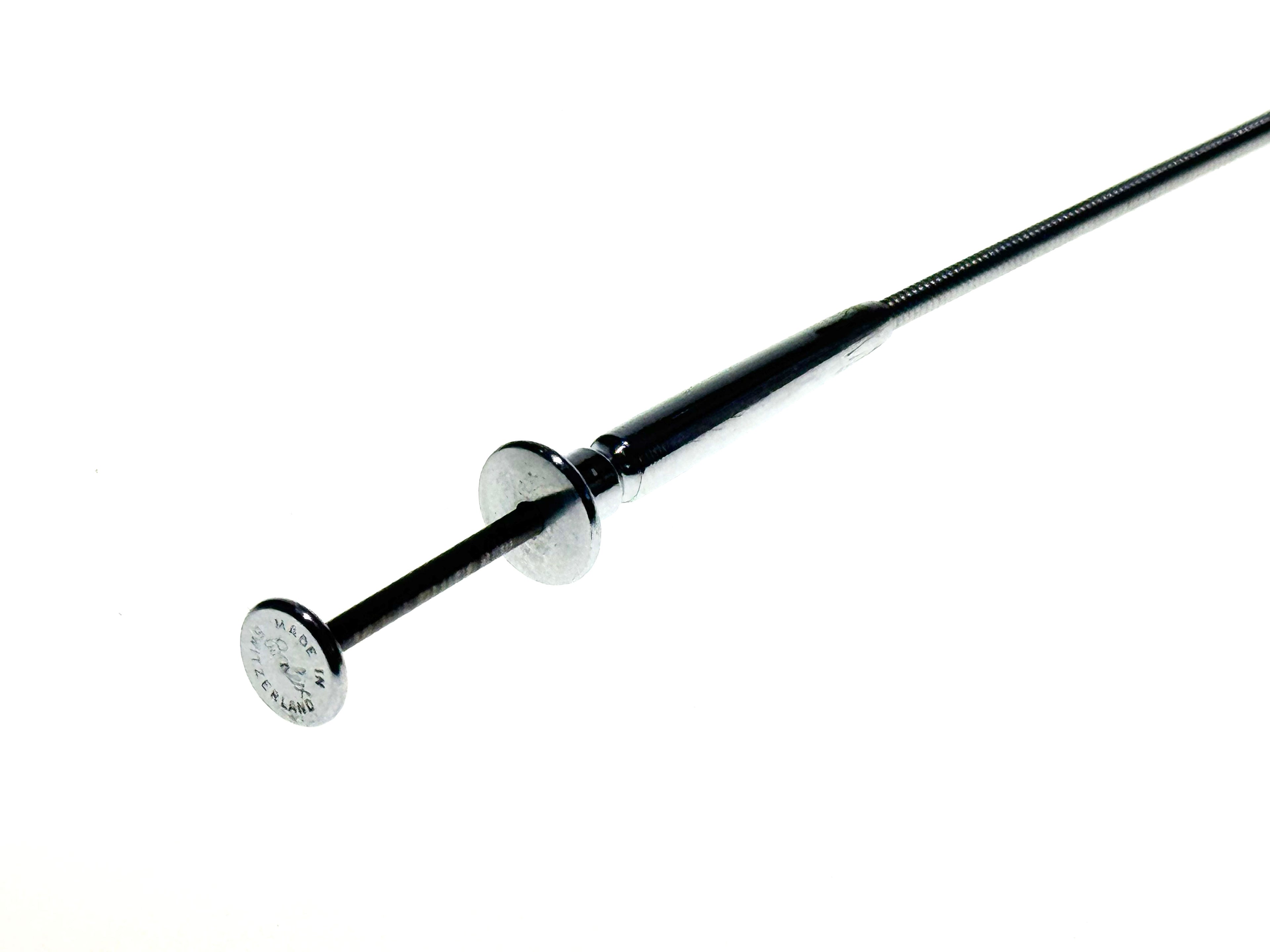 55cm Chrome Cable Release Fits Olympus OM series and Pen Series cameras (Vg)