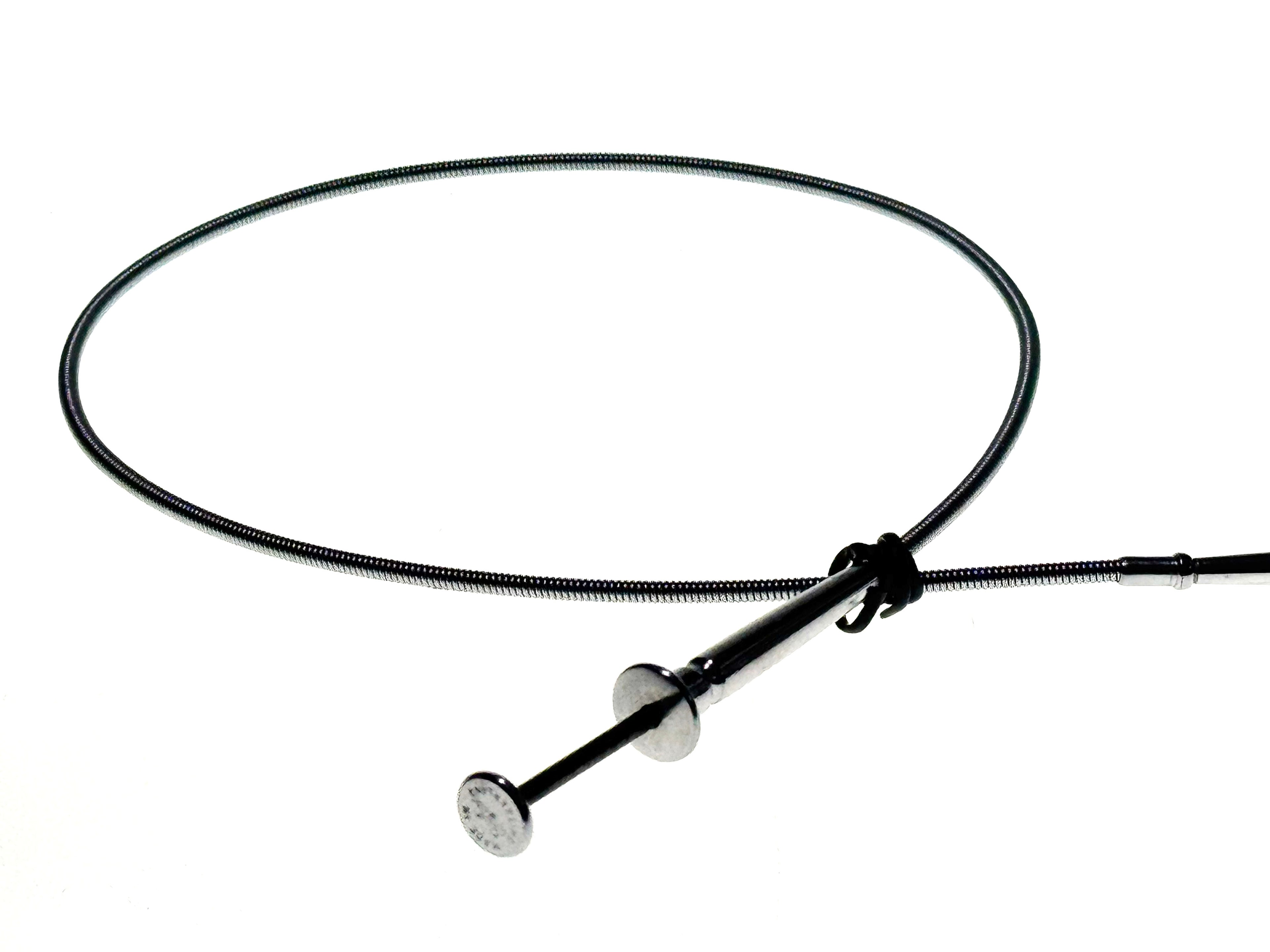 55cm Chrome Cable Release Fits Olympus OM series and Pen Series cameras (Vg)