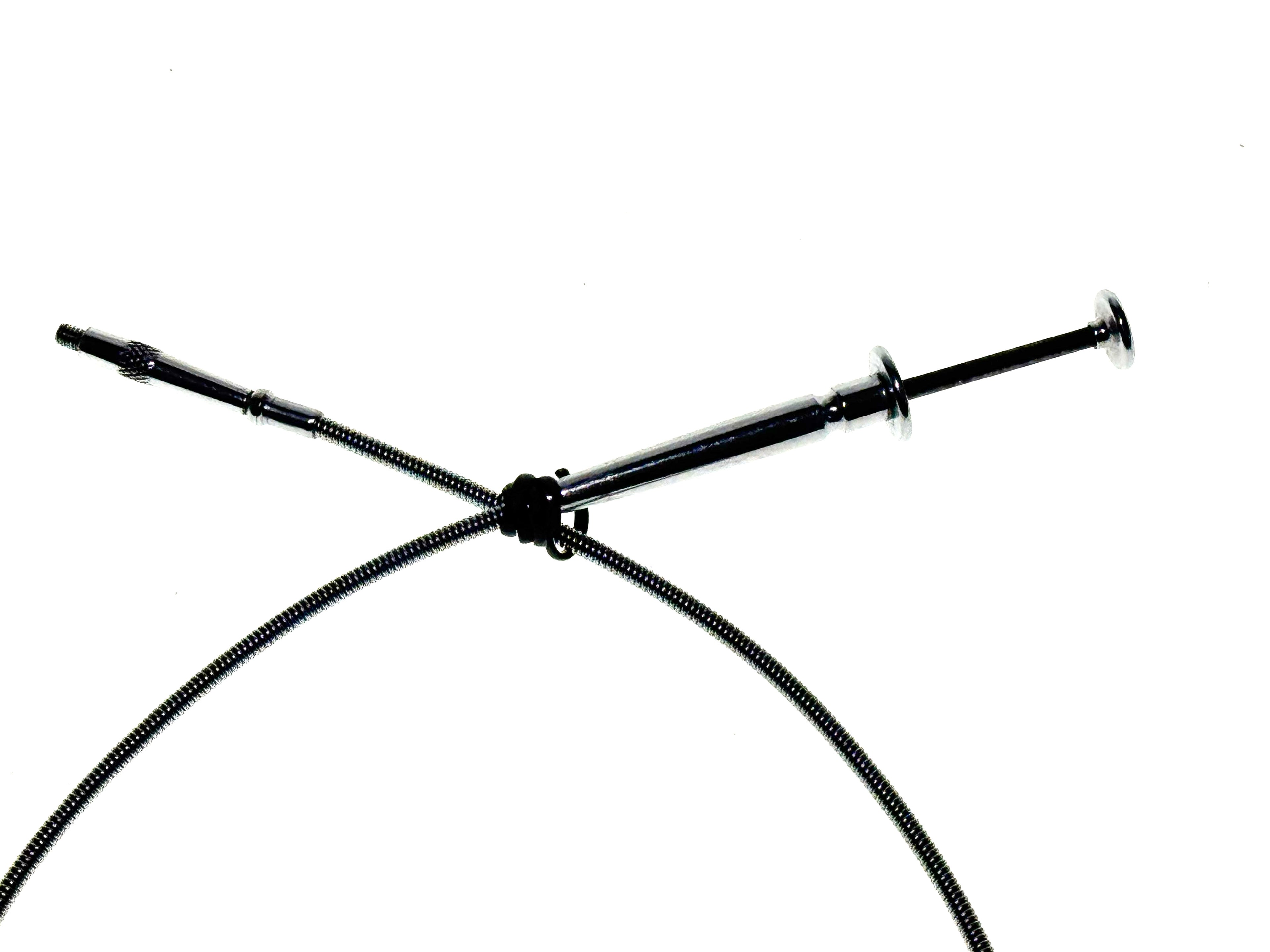 55cm Chrome Cable Release Fits Olympus OM series and Pen Series cameras (Vg)